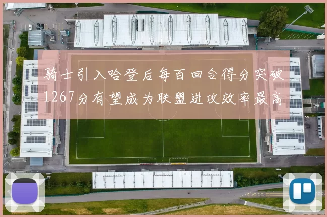 骑士引入哈登后每百回合得分突破1267分有望成为联盟进攻效率最高球队
